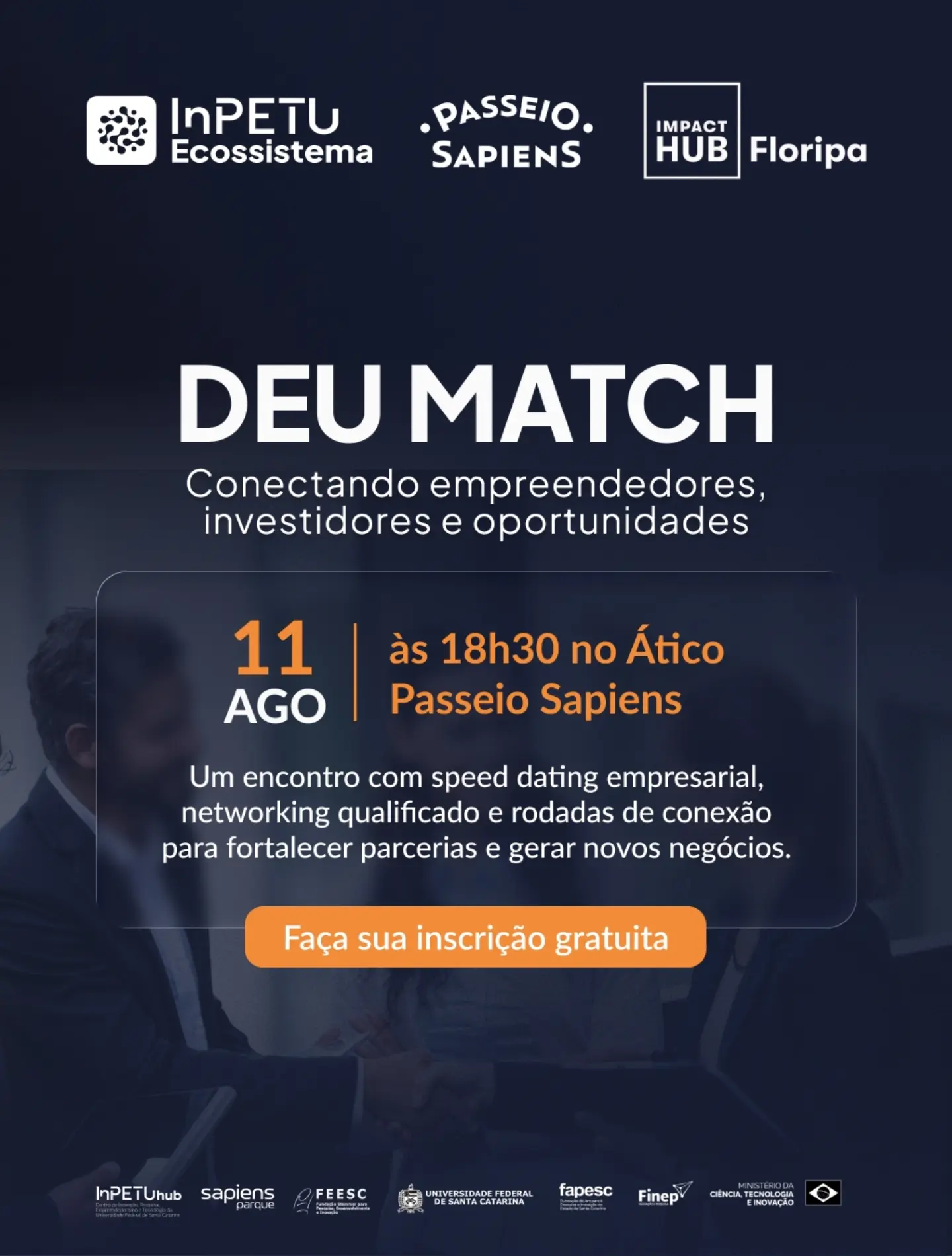 Deu Match — Conectando empreendedores, investidores e oportunidades